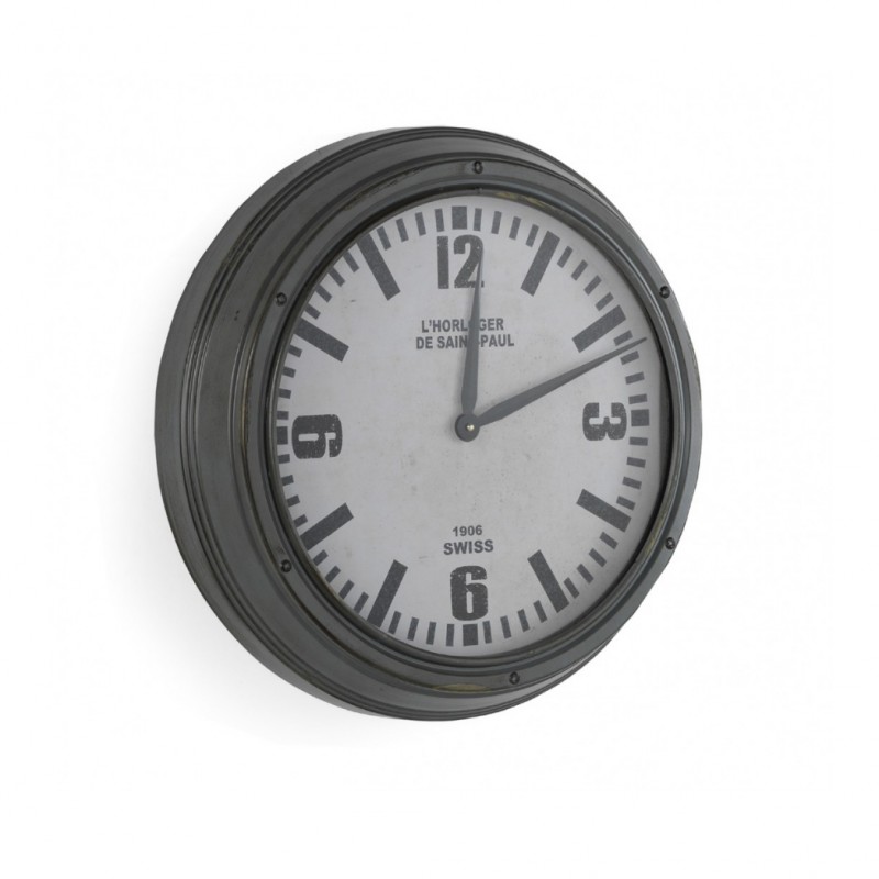 RELOJ DE PARED METALICO