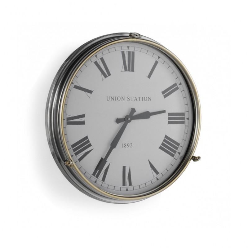 RELOJ DE PARED METALICO